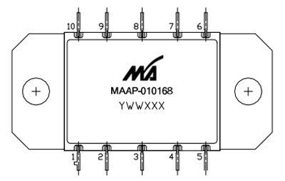 MAAP-010168兩級MMIC寬帶高功率放大器  MACOM現(xiàn)貨