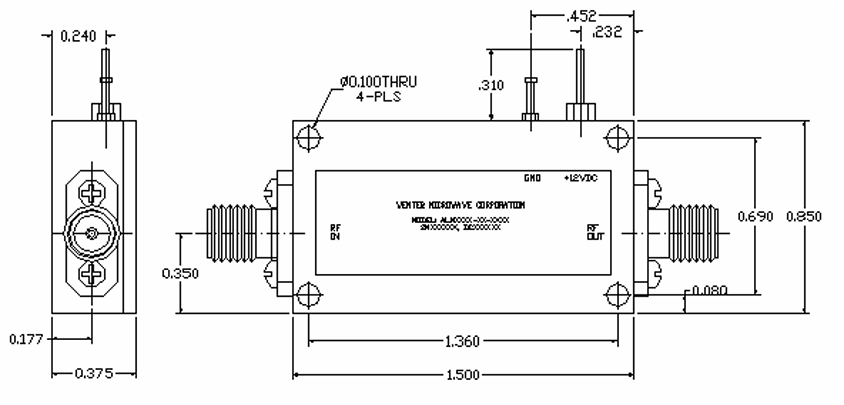 AIP0030-67-3506輸入保護(hù)低噪聲放大器
