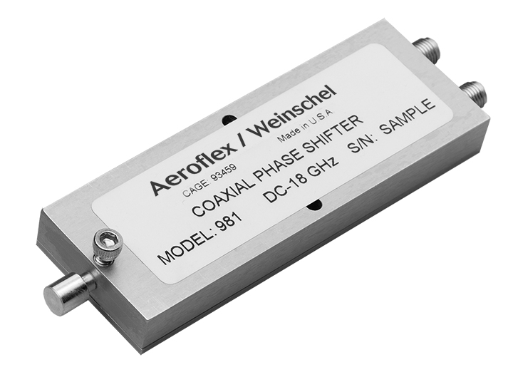 981同軸移相器（3.5mm，50 W，DC-18 GHz）