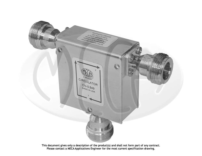 CN-0.849射頻環(huán)形器300W