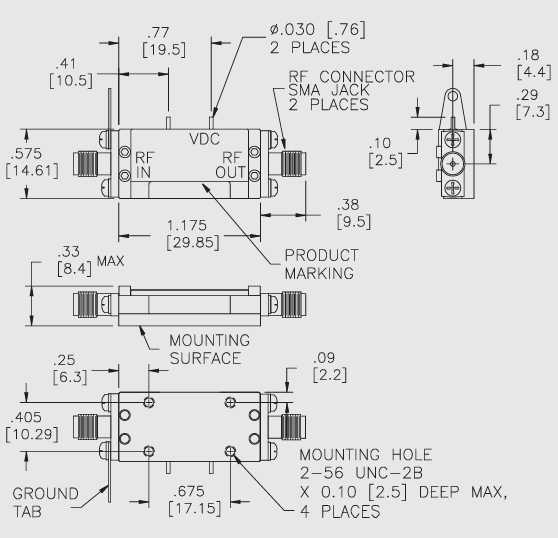 ?A2CP14212低噪聲放大器Teledyne防務(wù)電子